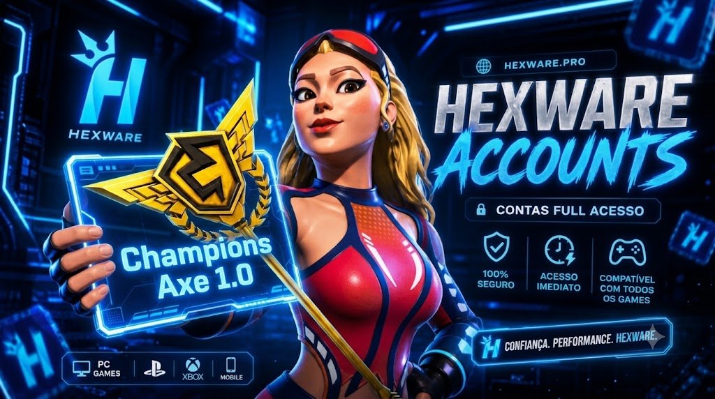CONTA FA FORTNITE - Champions Axe 1.0