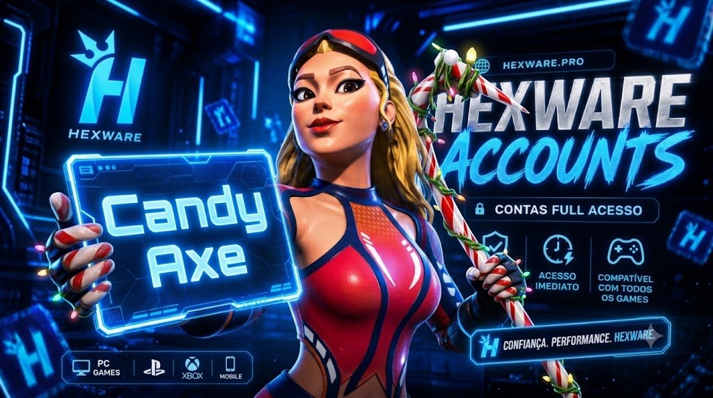CONTA FA FORTNITE - Candy Axe