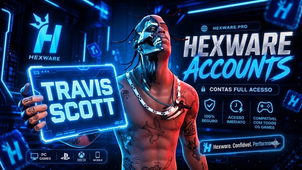 CONTA FA FORTNITE - Travis Scott