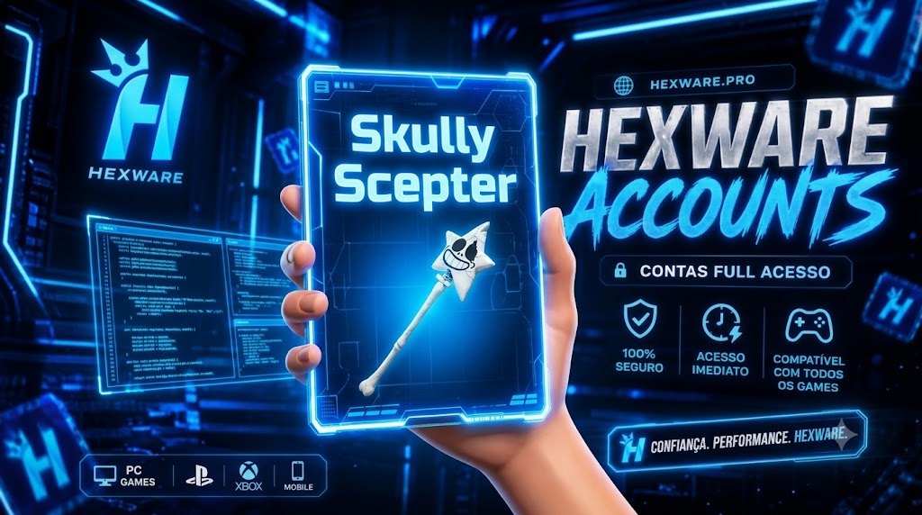 CONTA FA FORTNITE - Skully Scepter